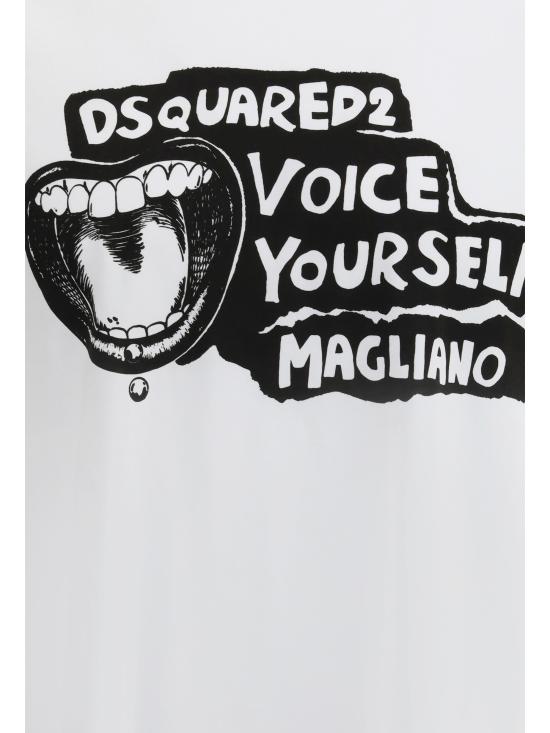 25FW 디스퀘어드2 반팔 티셔츠 S71GD1596D20020 100 WHITE - DSQUARED2