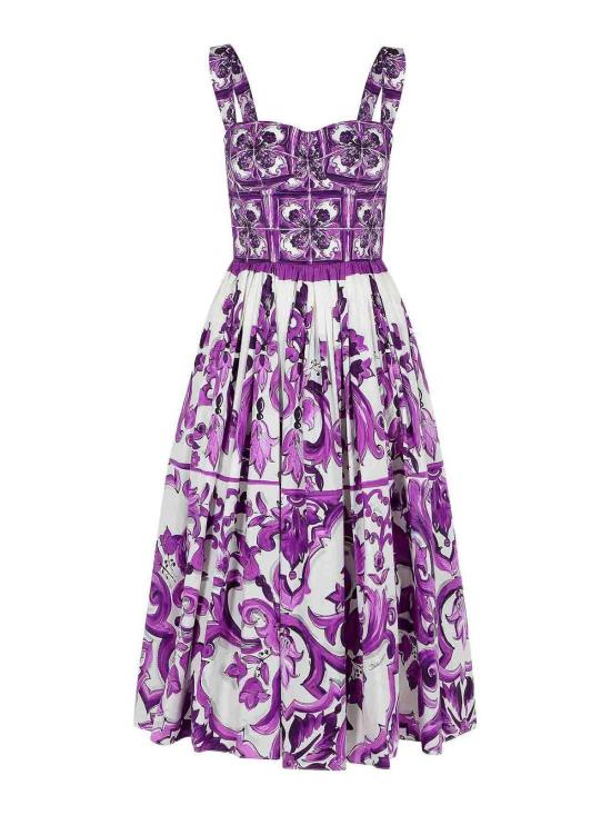  돌체앤가바나 미디 원피스 F6TTGTHH5ENIP3TN Purple