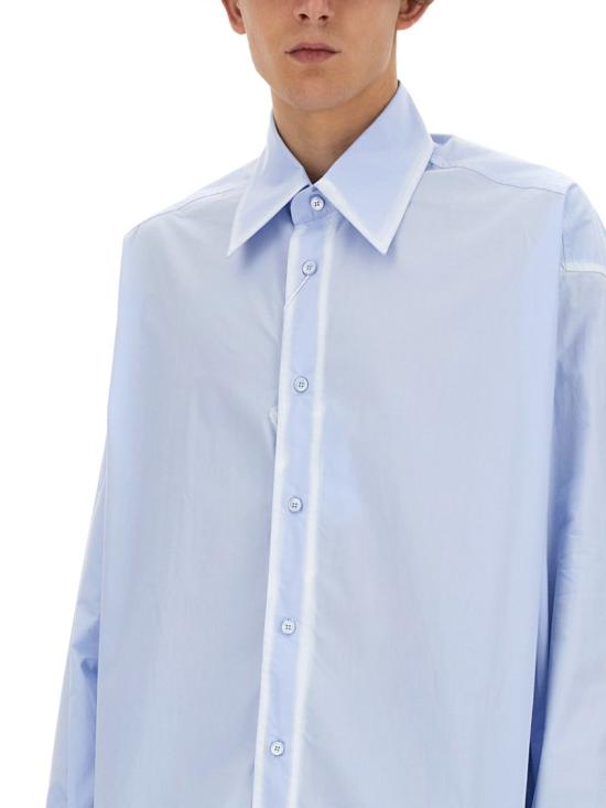  MM6 메종마르지엘라 긴팔 셔츠 SH0DT0008 S47294479 Blue - MM6 MAISON MARGIELA