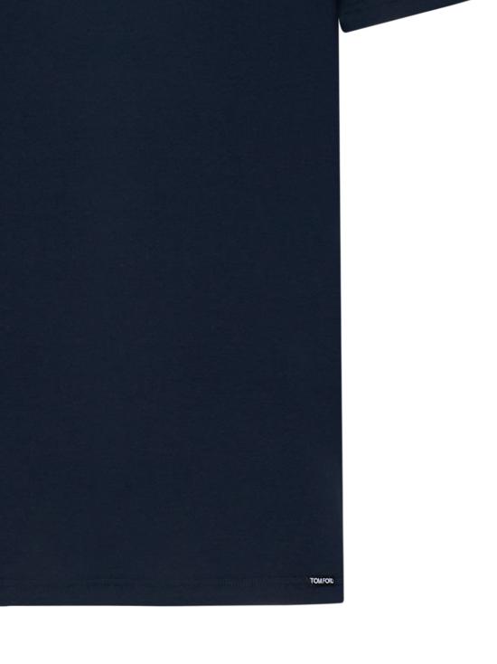 24FW 톰포드 코튼 크루넥 언더웨어 티셔츠 T4M081040 412 Blue - TOMFORD