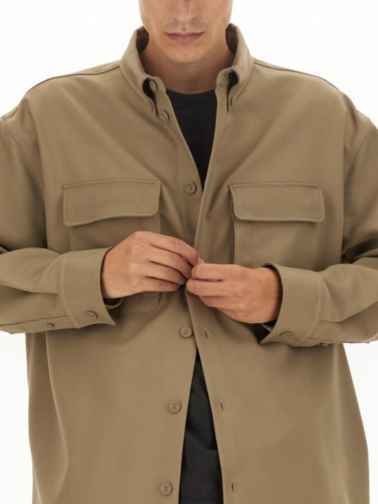 오프화이트 긴팔 셔츠 OMES005 F23FAB0036161 Neutrals - OFF WHITE