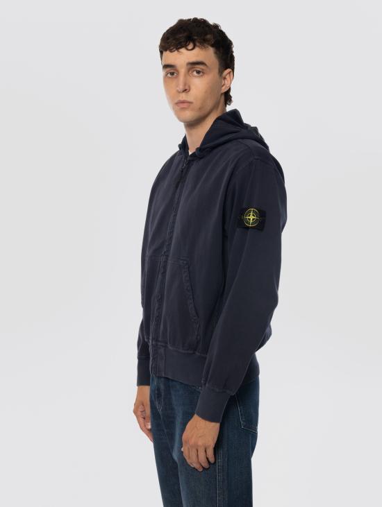 25FW 스톤 아일랜드 후드 티셔츠 K2S156100017S0184V0126 INK BLUE DOM - STONE ISLAND