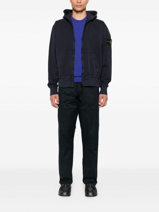  스톤 아일랜드 후드 티셔츠 K2S15 6100017 S0184 V0126 INK BLUE DOM - STONE ISLAND