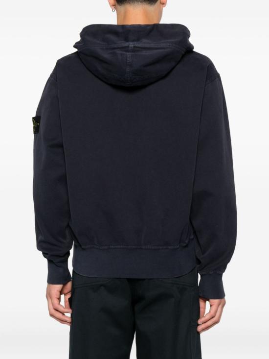  스톤 아일랜드 후드 티셔츠 K2S15 6100017 S0184 V0126 INK BLUE DOM - STONE ISLAND