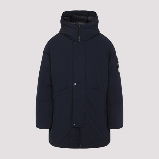 25FW 스톤 아일랜드 마이크로 트윌 후디드 다운 파카  K2S157100008S0026V0020 NAVY BLUE DOM
