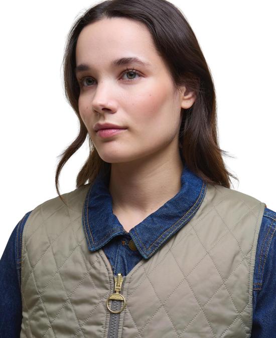 25FW 바버 마이 바버 리버시블 퀼티드 라이너 LLI0022 LLI BE33 TIMBERWOLF MARIGOLD - BARBOUR