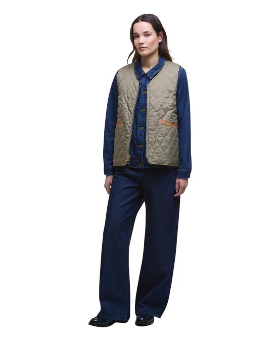 25FW 바버 마이 바버 리버시블 퀼티드 라이너 LLI0022 LLI BE33 TIMBERWOLF MARIGOLD - BARBOUR