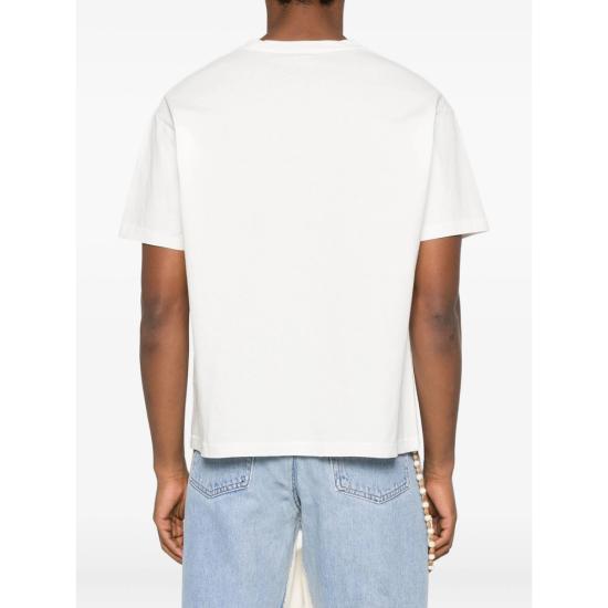 25FW 보디 반팔 티셔츠 MRF25CS027 CREAM WHITE - BODE