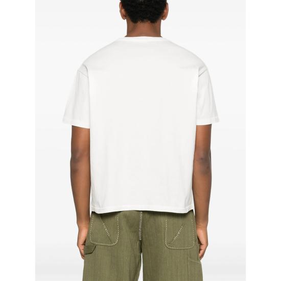 25FW 보디 반팔 티셔츠 MRF25CS015 CREAM WHITE - BODE