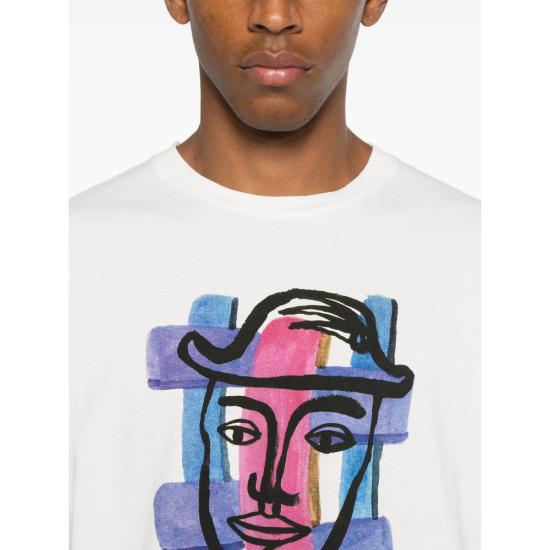 25FW 보디 반팔 티셔츠 MRF25CS015 CREAM WHITE - BODE