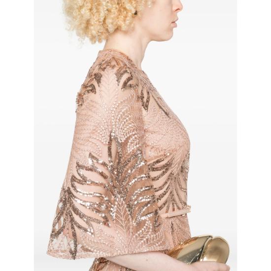 25FW 엘리 사브 롱 원피스 D0787 SROSE PINK - ELIE SAAB