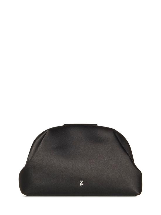 25FW 아미나 무아디 클러치/파우치 CAMELIASATIN BLACK Black - AMINA MUADDI