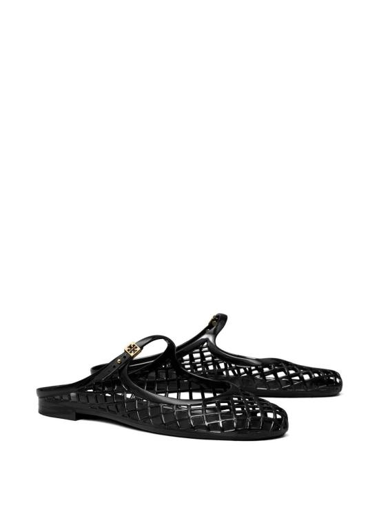 25SS 토리버치 멜로우 메리 제인 젤리 뮬 163189013 Black - TORY BURCH