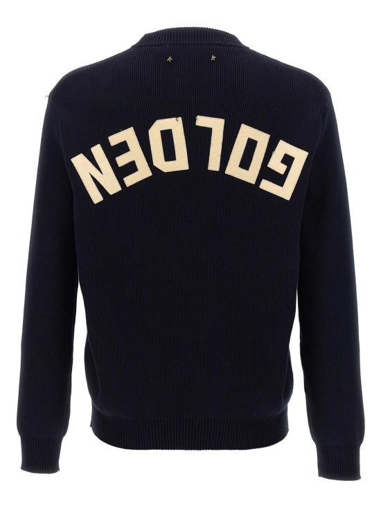 25FW 골든구스 스웨터 GMP00841P00066250486 Dark Blue - GOLDEN GOOSE