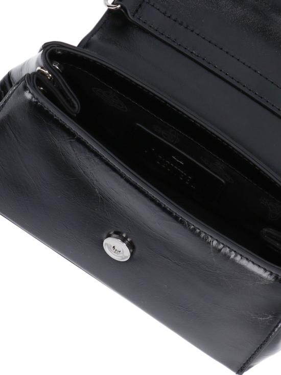 25FW 비비안웨스트우드 숄더백 4603000IWL00BRN401 BLACK DOM - VIVIENNE WESTWOOD