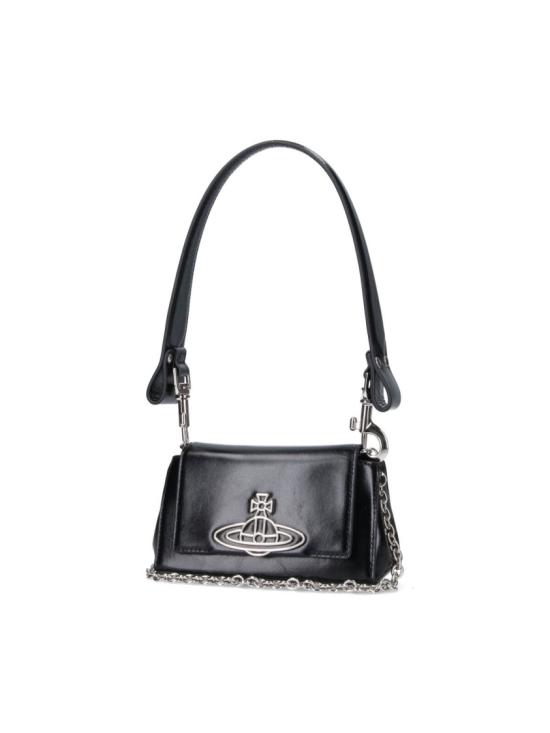 25FW 비비안웨스트우드 숄더백 4603000IWL00BRN401 BLACK DOM - VIVIENNE WESTWOOD
