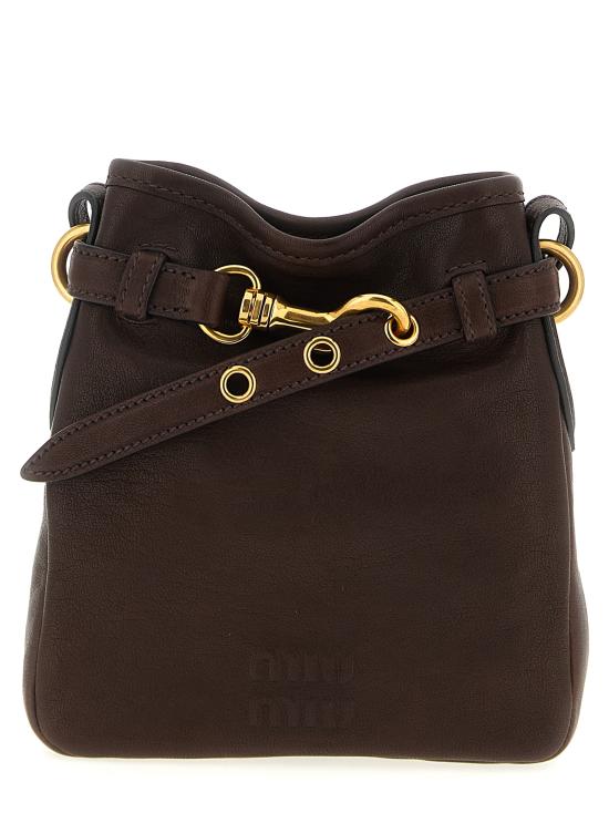 25FW 미우미우 숄더백 5NR461AEFXF0NBL BROWN DOM