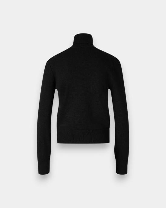 25FW 아미 터틀넥 FKS827001 009 Noir rouge - AMI