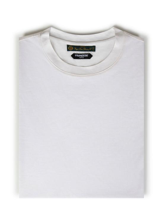 24FW 프랜지스 콜렉션 반팔 티셔츠 FRTH94 BIANCO White - FRANZESE COLLECTION