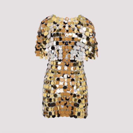 25SS 파코라반 원피스 25PIRO061PS0133 Gold - PACO RABANNE