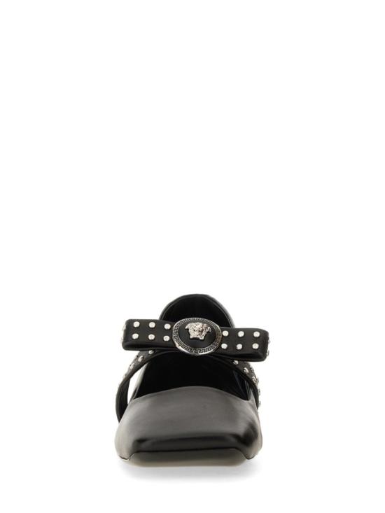  베르사체 플랫 슈즈 1016073 1A010061B00P Black - VERSACE