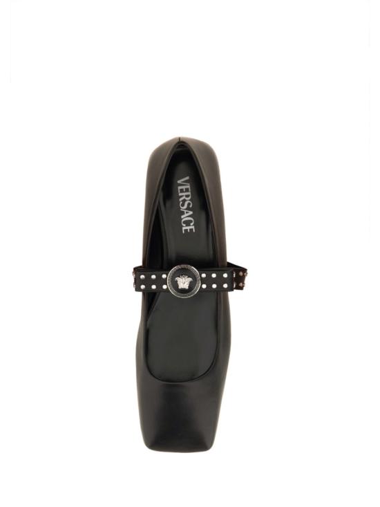 베르사체 플랫 슈즈 1016073 1A010061B00P Black - VERSACE