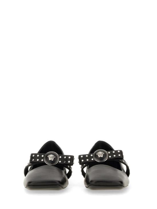  베르사체 플랫 슈즈 1016073 1A010061B00P Black - VERSACE