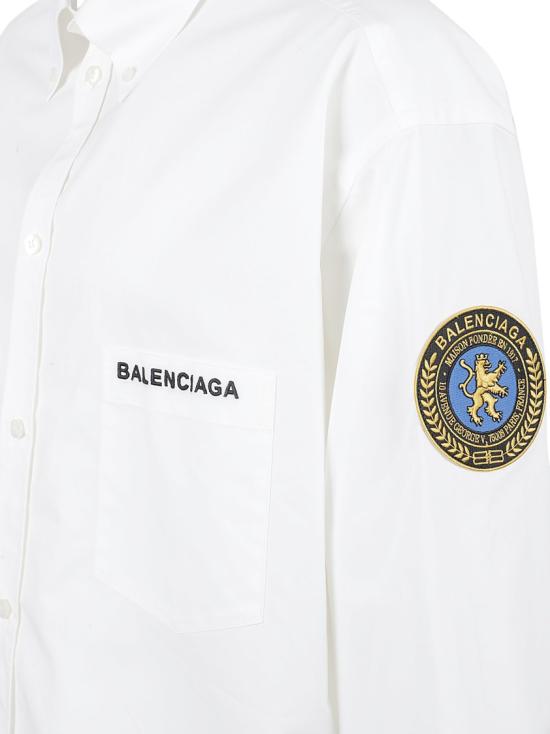 25FW 발렌시아가 긴팔 셔츠 830979MTRM289000 White - BALENCIAGA
