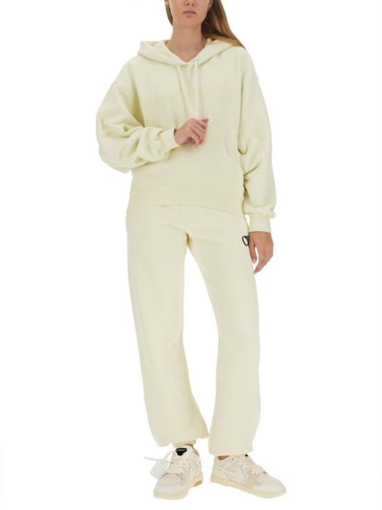  오프화이트 후드 티셔츠 OWBB058 F23JER0056161 Neutrals - OFF WHITE