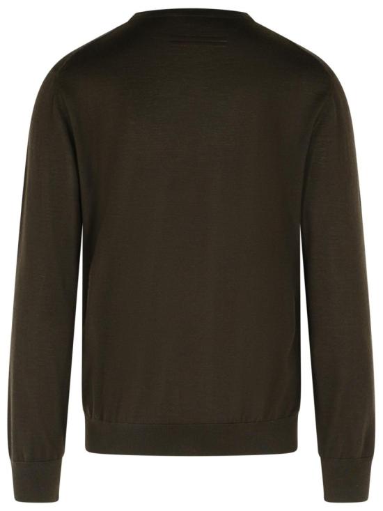25FW 에르메네질도제냐 스웨터 RUGJ00A2 110 M99 Brown - ERMENEGILDO ZEGNA