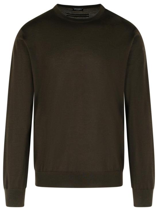 25FW 에르메네질도제냐 스웨터 RUGJ00A2 110 M99 Brown