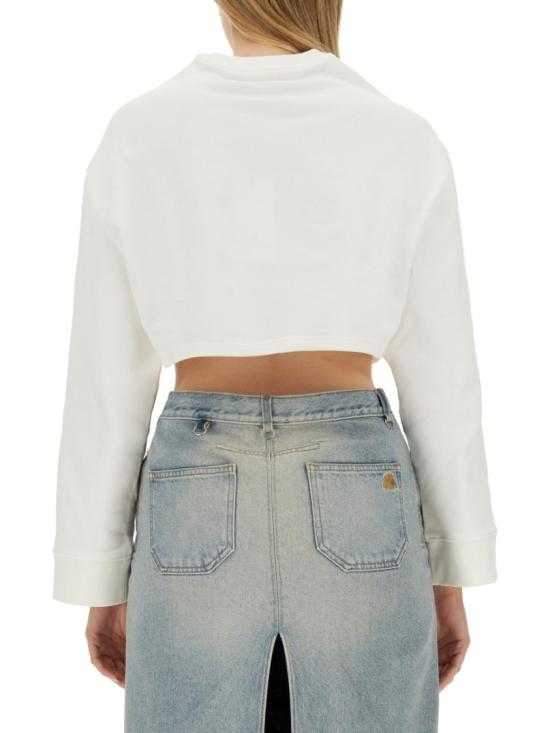  쿠레쥬 긴팔 티셔츠 124JSW009 JS01200001 White - COURREGES