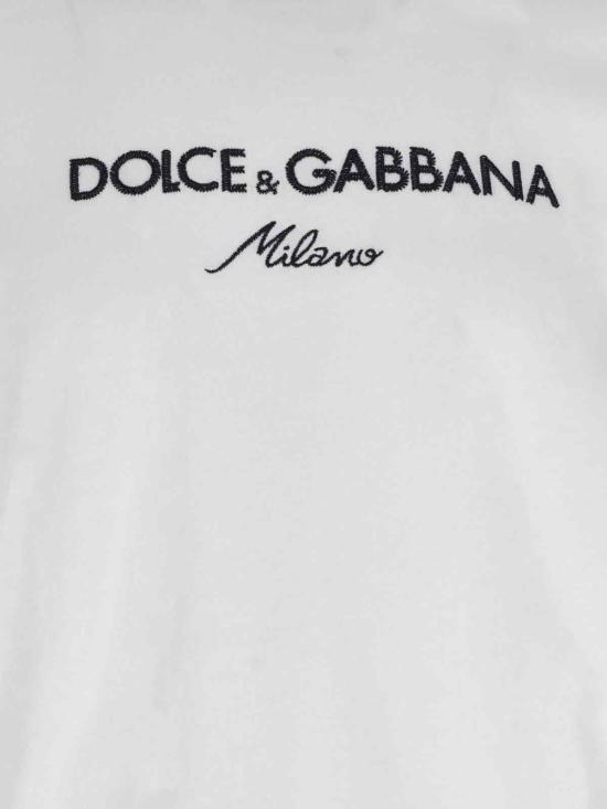 25FW 돌체앤가바나 반팔 티셔츠 G8ST6Z G7PCG W0800 White - DOLCE & GABBANA