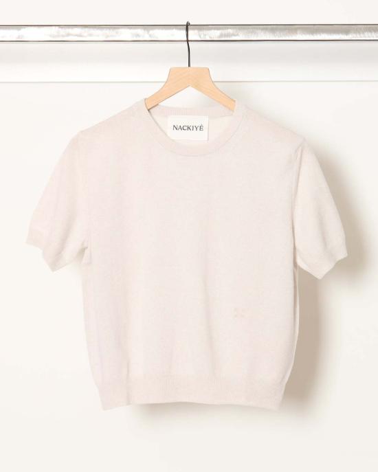  Nackiye 터틀넥 나키예 펄 크루넥 카이막 스웨터