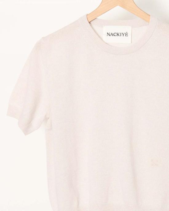  Nackiye 터틀넥 나키예 펄 크루넥 카이막 스웨터 - NACKIYE