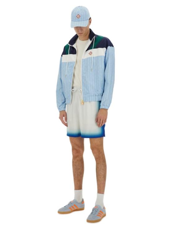 25SS 카사블랑카 자켓 MS25 JK 342 01PINSTRIPE Blue - CASABLANCA