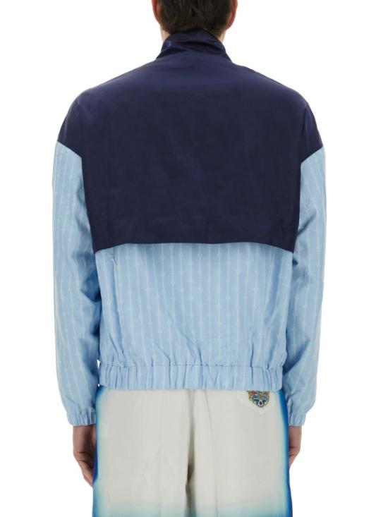 25SS 카사블랑카 자켓 MS25 JK 342 01PINSTRIPE Blue - CASABLANCA