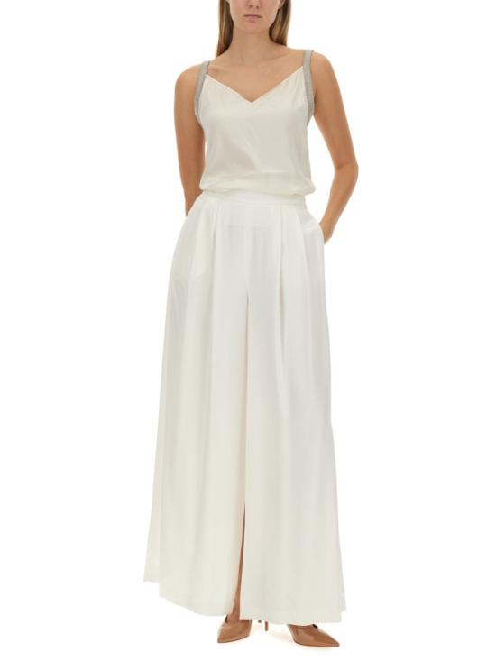  파비아나 필리피 민소매 티셔츠 TPD223F607 D60025 White - FABIANA FILIPPI