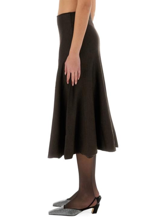  케이트 미디 스커트 9656511 K511393 Brown - KHAITE