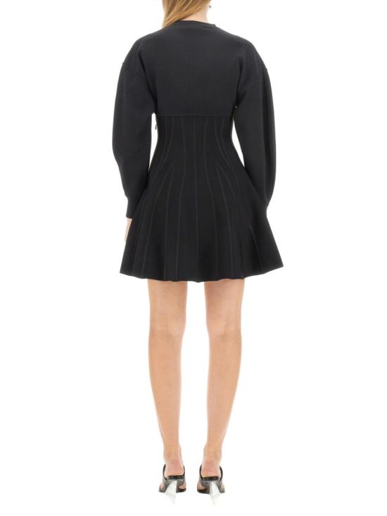  알렉산더 맥퀸 미디 원피스 768805 Q1A7H1000 Black - ALEXANDER MCQUEEN