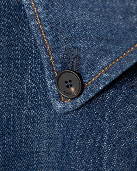 25FW 랑방 데님 자켓 RW CO0313 D089 E25 23 MEDIUM BLUE Blue - LANVIN