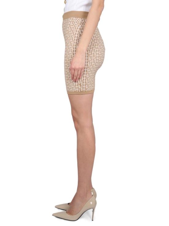  발망 숏 스커트 AF0LB005 KB02GMX Neutrals - BALMAIN