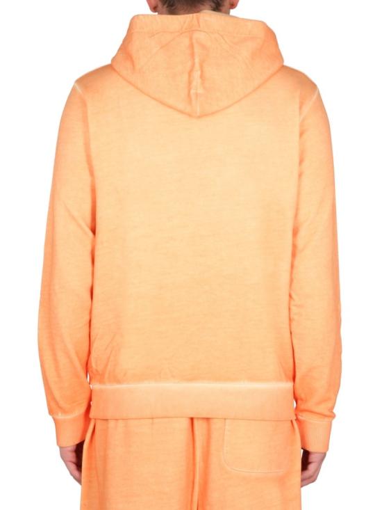  마르셀로 불론 후드 티셔츠 CMBB007 S23FLE0042025 Orange - MARCELO BURLON