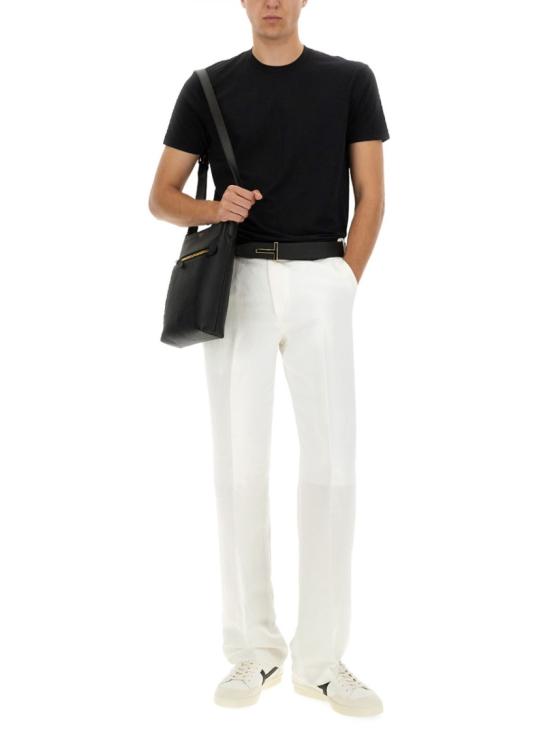 25FW 톰포드 반팔 티셔츠 JCS004 JMT012LB999 Black - TOMFORD