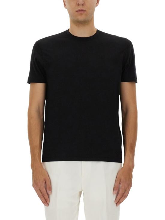 25FW 톰포드 반팔 티셔츠 JCS004 JMT012LB999 Black