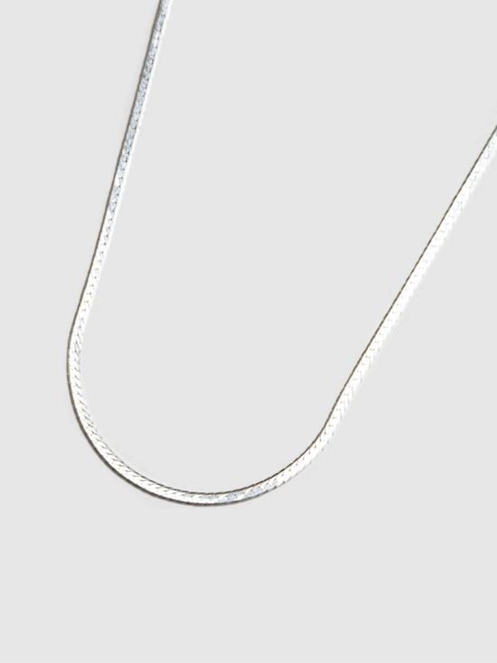  울프 시러스 목걸이/팬던트 울프 서커스 얇은 헤링본 체인 스털링 실버 - WOLF CIRUS