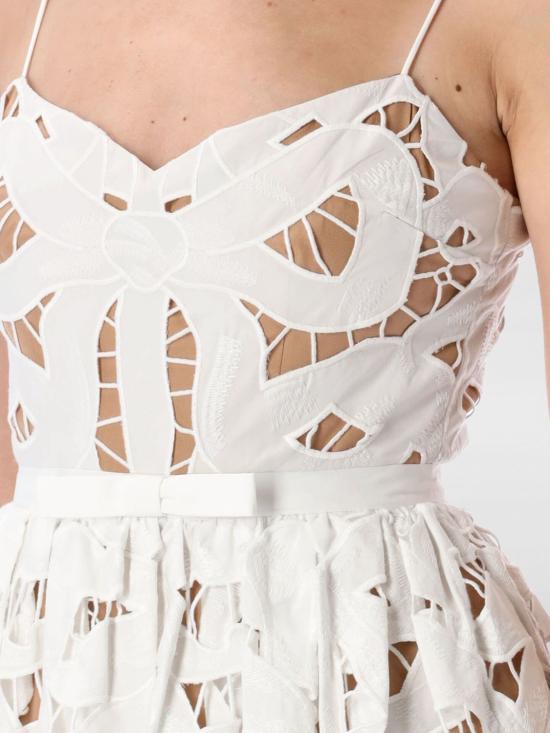 25FW 셀프 포트레이트 롱 원피스 PF25013MW White - SELF PORTRAIT