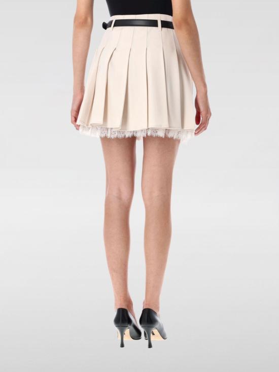 25FW 셀프 포트레이트 숏 스커트 PF25029SKC CREAM White - SELF PORTRAIT