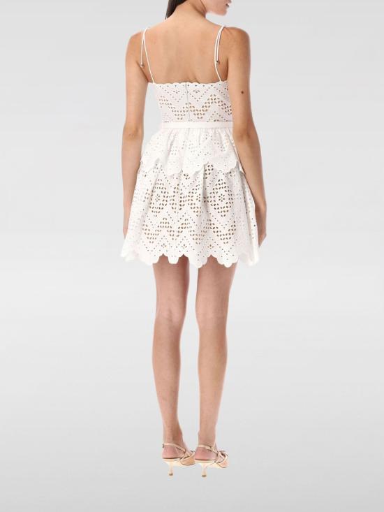 25FW 셀프 포트레이트 롱 원피스 PF25118SW White - SELF PORTRAIT