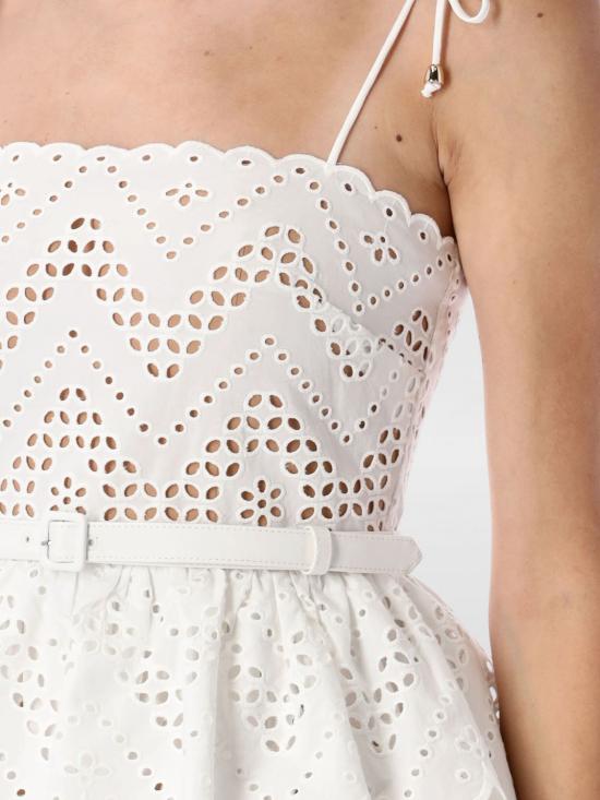 25FW 셀프 포트레이트 롱 원피스 PF25118SW White - SELF PORTRAIT